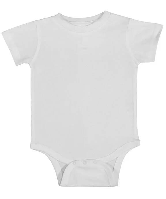 4480 - Rabbit Skins Infant Premium Jersey Bodysuit | White