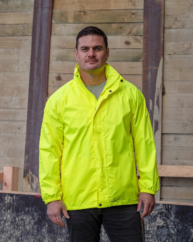 STOWaway Jacket in Fluoro Yellow