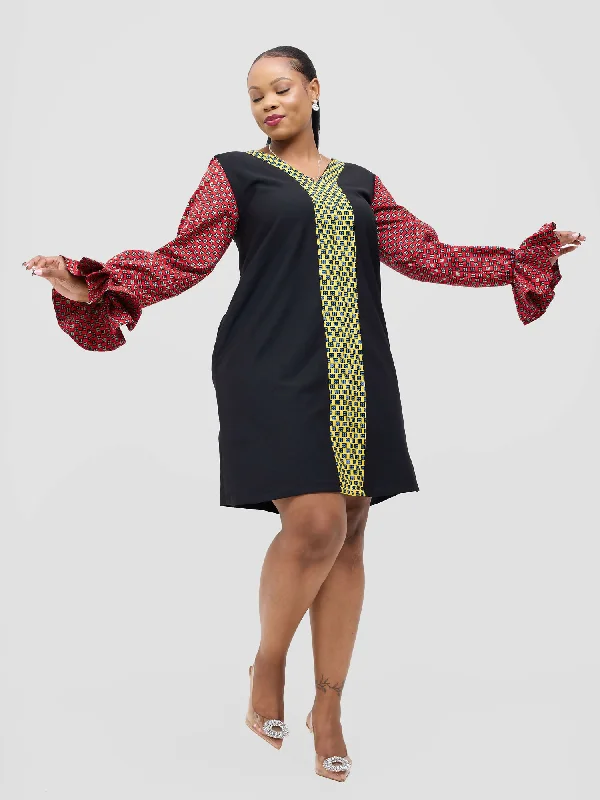 Kikwetu Shift Dress - Multicolored